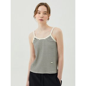 Eddy stripe sleeveless_Black