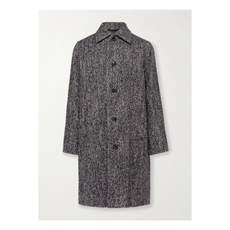 NN07 NN.07 프랑코 8439 트위드 오버코트 브라운 46376663162896310