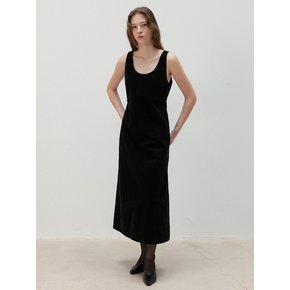 Refined Corduroy Dress_Black