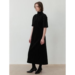 Refined Corduroy Dress_Black