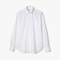 [오리앙] CLASSIC WASHED SLIM SHIRT (SOLID) WHITE / 클래식 워시드 슬림 화이트 셔츠 ORB2M40003