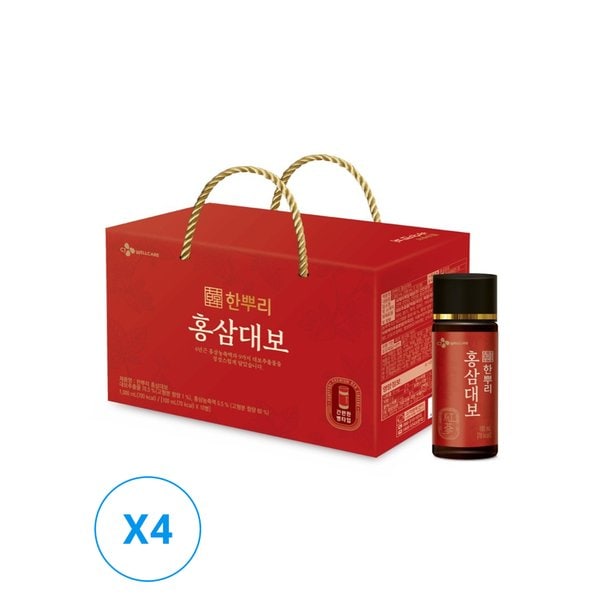 한뿌리 홍삼대보 100ml*10병 x 4개