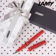 LAMY 라미  사파리 만년필 레드 무료각인