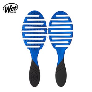 웻브러쉬 wet brush 프로 플렉스 드라이 로얄 블루 헤어 드라이 브러쉬 빗 극손상모 두피 마사지