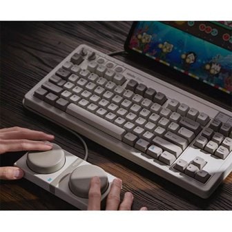  [최신출시]8Bitdo Retro87 M 레트로 기계식 키보드 3모드 연결 DIY전키핫스왑 슈퍼버튼포함