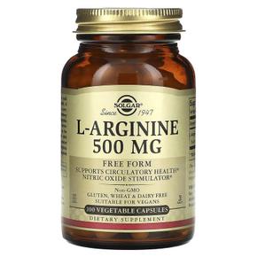 미국직구 Solgar 솔가 L-아르기닌 500mg 100베지캡슐 L-Arginine