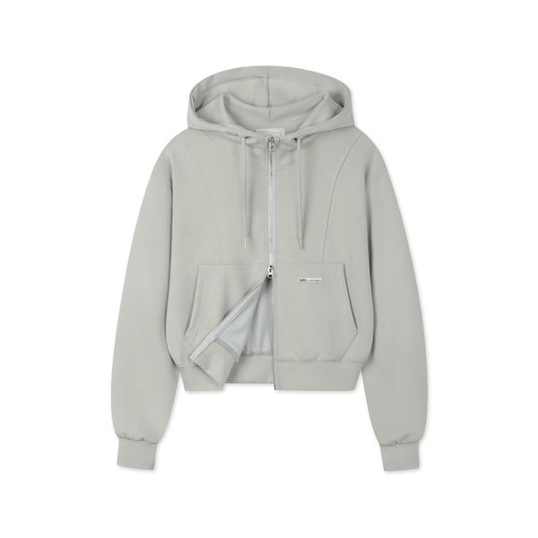 소프트 텐션 하이넥 핑거홀 투웨이 후드집업 BK7973 (3COLOR)