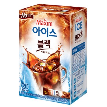 동서 맥심 아이스 블랙 커피믹스 20T