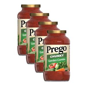  [해외직구] Prego 프레고 청키 가든 콤보 토마토 스파게티 소스 673g 4팩