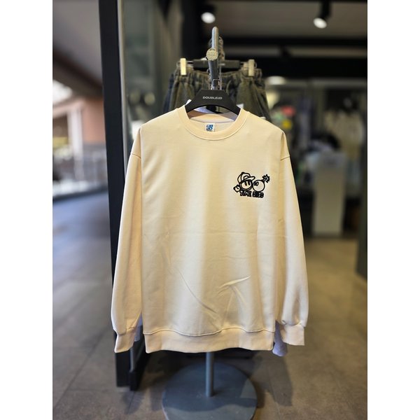 [시흥점] 자수 봄버 세미오버핏 맨투맨(남여공용)/JFET22806CR