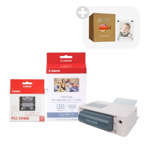 캐논 셀피 KC-36IP 카드사이즈 인화지 PCC-CP400 카세트 CP1500 CP1300 배터리 세트