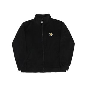 [UNISEX]플라워도트 자수 플리스집업 자켓_2color