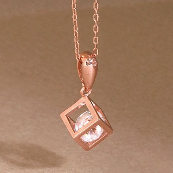 92.5실버 에즈 스퀘어 목걸이 NA0341