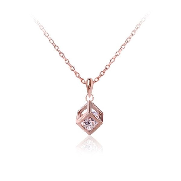 92.5실버 에즈 스퀘어 목걸이 NA0341