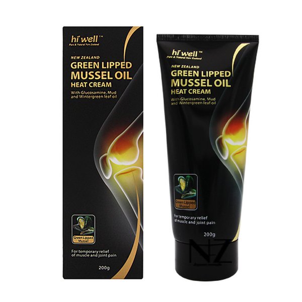 뉴질랜드 하이웰 초록입홍합오일 바르는 히트크림 200g 1개