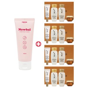 파인듀 풋크림 100ml+설화수 퍼펙팅 데일리 루틴 키트 4종x4개