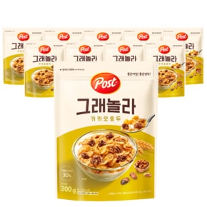 포스트 그래놀라 카카오호두300g x 10개