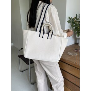 Two-tone strap bag (ivory)