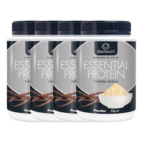 뉴질랜드 라이프스트림 에션셜 프로틴 내추럴 바닐라 850g PROTEIN VANILLA 4팩