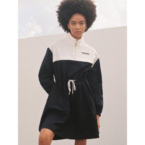 whio anorak dress black