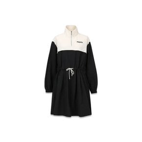 whio anorak dress black