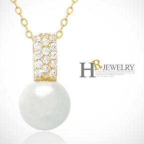 호림쥬얼리14K정품)예쁜(HR)14K 쥬뗌므 10mm 진주 펜던트
