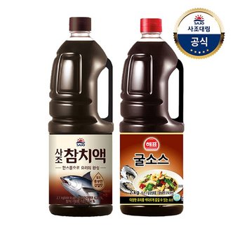 대림선 참치액2.1kg 1개 + 소스레시피 굴소스2kg 1개