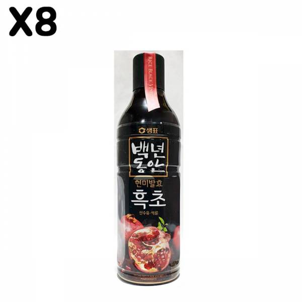 FK 백년동안흑초 샘표 에이드 산수유 석류 900ml X8