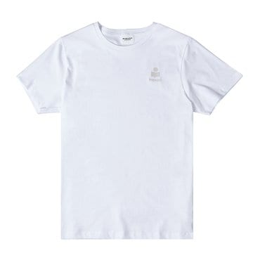 이자벨마랑 SS25 여성 에비 로고 티셔츠 TS0070FA A1N98E 20WH