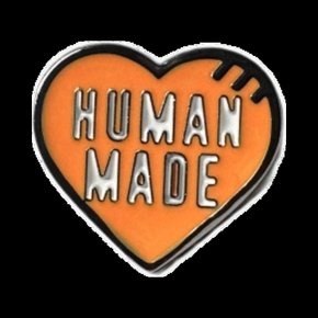 Heart Pin Orange