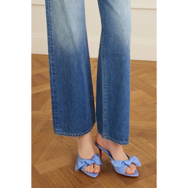 뮬라지 보우 장식 크레이프 드 신 뮬 46376663162979359