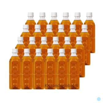  식후비법 W차 무라벨 식이섬유 사무실 음료 500ml 24p