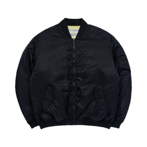 NYLON MA-1 BOOMBER JACKET BLACK 붐버 자켓 블랙