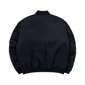 NYLON MA-1 BOOMBER JACKET BLACK 붐버 자켓 블랙