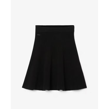라코스테 25SS 여성  3D 니트 플레어 스커트 JF2540-55G
