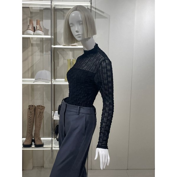 [파주점] 반 하이 넥 슬림핏 티셔츠(EQ4CL560)