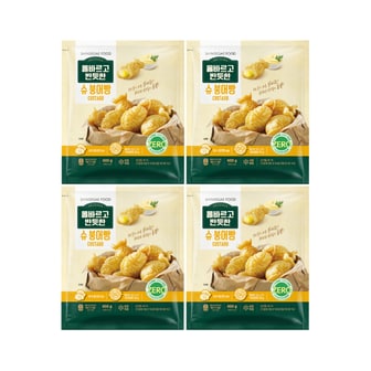 신세계푸드 올바르고반듯한 슈붕어빵 400g x 4팩