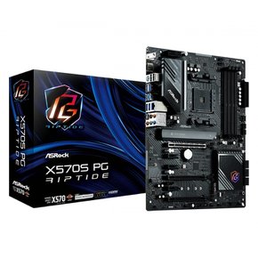 ASRock 메인보드 X570S PG Riptide AMD Ryzen 5000 시리즈 CPU (Soket AM4) 대응 X570 ATX