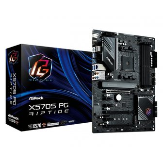  ASRock 메인보드 X570S PG Riptide AMD Ryzen 5000 시리즈 CPU (Soket AM4) 대응 X570 ATX