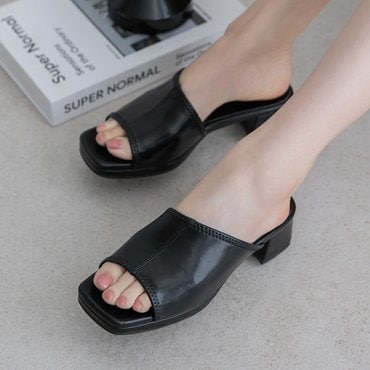 분홍코끼리 핏데이 가보시 스판 뮬 슬리퍼(5cm)