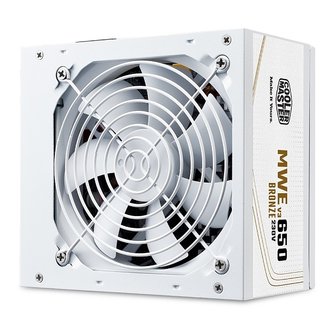  쿨러마스터 MWE 브론즈 650 V3 230V ATX3.1 화이트