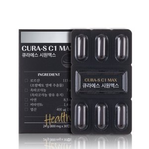 큐라에스 시원맥스 800mg*30캡슐 쏘팔메토 전립선