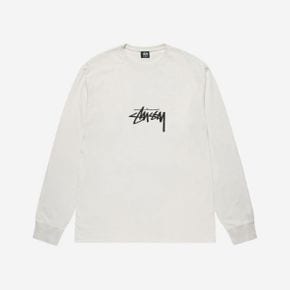 스투시 스몰 스탁 롱슬리브 티셔츠 피그먼트 다이드 내츄럴 Stussy Small Stock LS T-Shirt Pigm