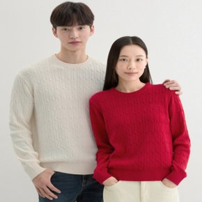 NP3SE601 [ON] 유니 꽈배기 라운드 스웻티 5680271