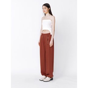 ACCESSORY JOGGER PANTS - BROWN