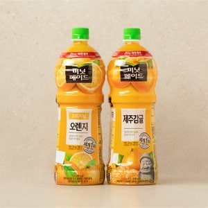 코카콜라 미닛메이드 오렌지+감귤 1.2L*2PET