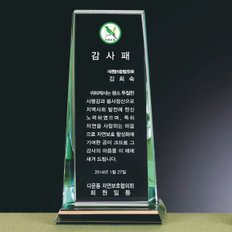 그린 크리스탈 상패 기3-033-07/감사패/공로패