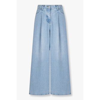 GCUT 원 턱 백 밴딩 와이드 데님 팬츠 7255255105141