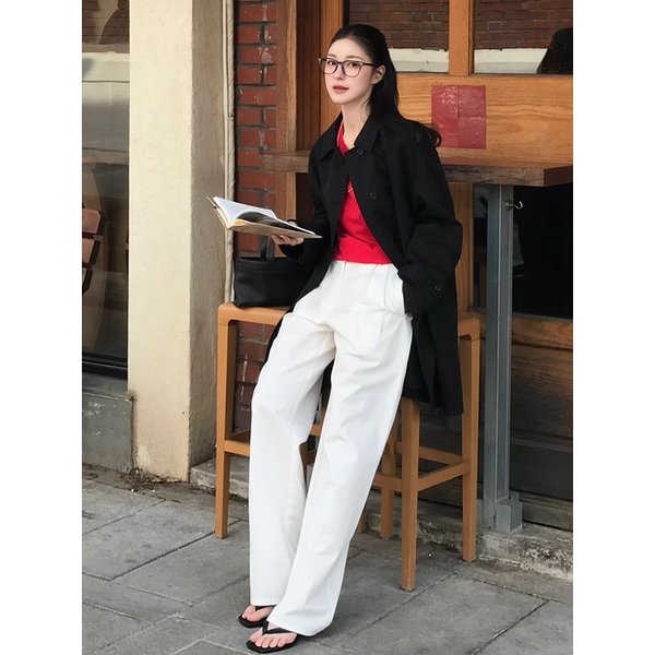 Poet Cotton Pants_Ivory