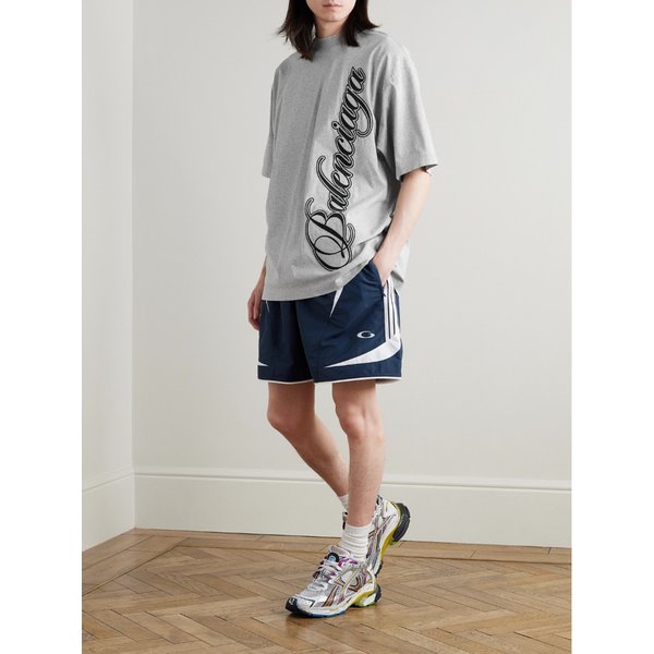 스트레이트 레그 자수 스트라이프 스윔 쇼츠 46376663163024613